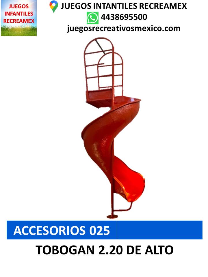 tobogan abierto 2.20